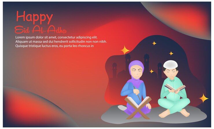 Vetor grátis ilustração do conceito de ramadã. felizes muçulmanos celebram o mês sagrado do ramadã, festa de iftar,