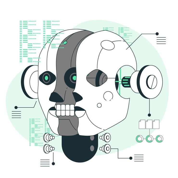 Vetor grátis ilustração do conceito desconstruído