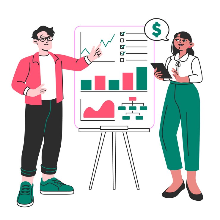 Vetor grátis ilustração do conceito do plano de negócios