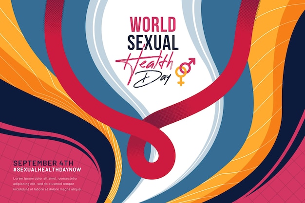 Ilustração do dia mundial da saúde sexual