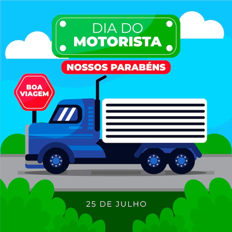 Vetor grátis ilustração do dia plano do motorista