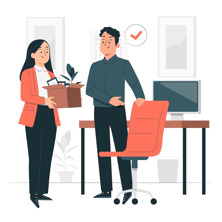 Vetor grátis ilustração do novo conceito de trabalho