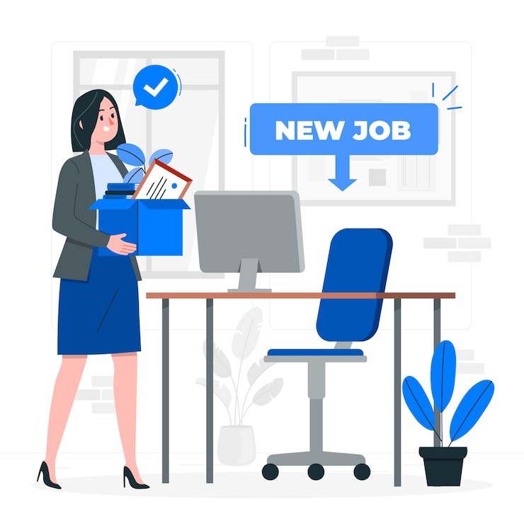 Vetor grátis ilustração do novo conceito de trabalho