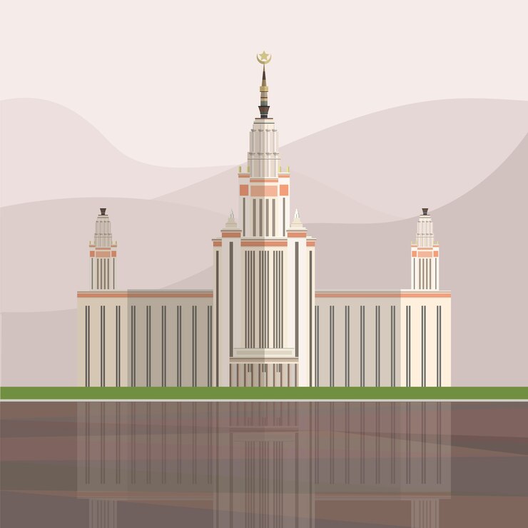 Vetor grátis ilustração do palácio do triunfo