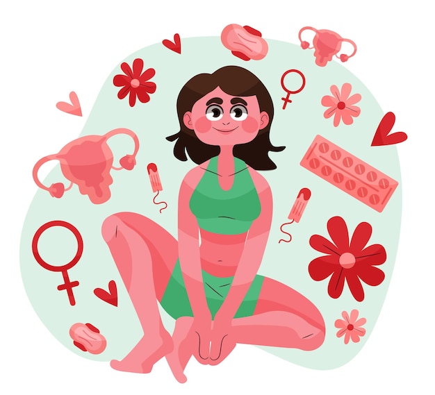 Ilustração Do Calendário Menstrual Rosa Desenhada à Mão PNG , Menstruação,  Fêmea, Desenho Animado Imagem PNG e PSD Para Download Gratuito