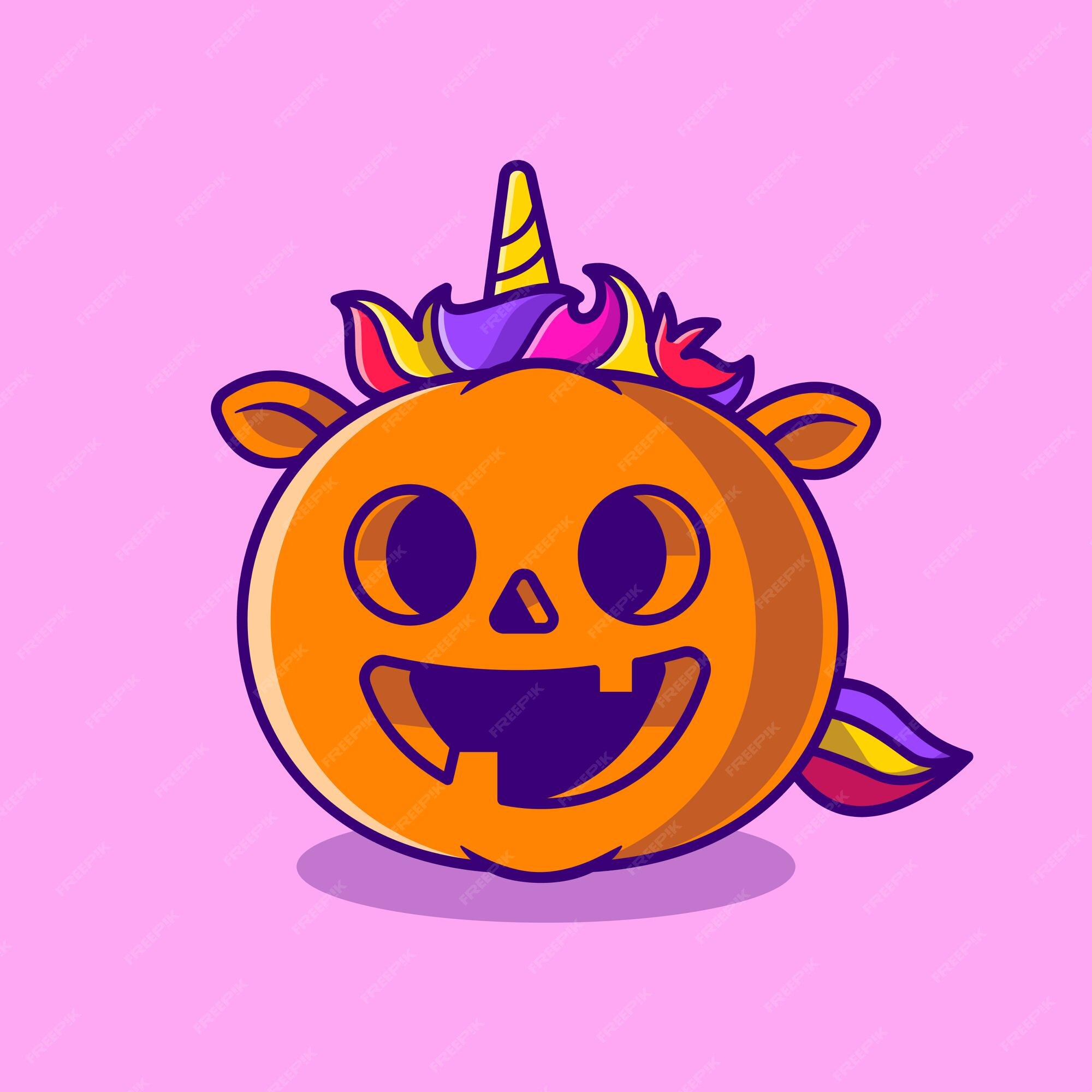 Feliz Halloween Cartão Com Abóbora Bonito. Feriados Personagem De Desenho  Animado. Vetor De Desenho Animado. Royalty Free SVG, Cliparts, Vetores, e  Ilustrações Stock. Image 190099284