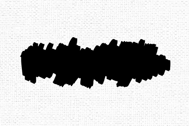 Vetor grátis ilustração em vetor de bandeira de marcador de rabisco preto