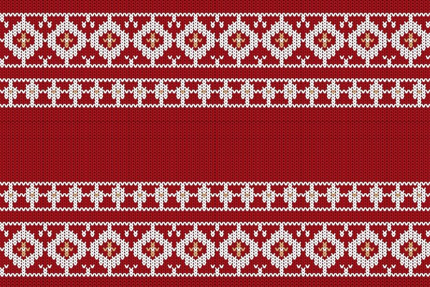 Ilustração em vetor de ornamento padrão sem emenda folk ucraniano. Ornamento étnico. Elemento de fronteira. Padrão de bordado de malha de arte popular ucraniana e bielorrussa tradicional - Vyshyvanka.