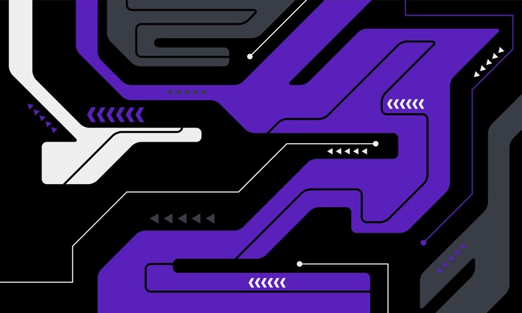 Vetor grátis ilustração em vetor pôster futurista retrô cyberpunk