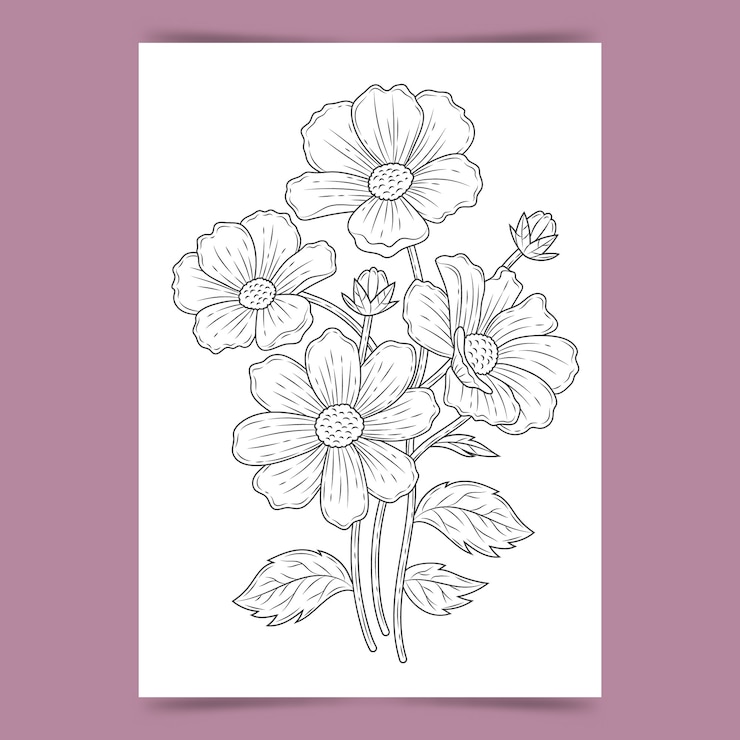 Vetor grátis ilustração floral desenhada à mão