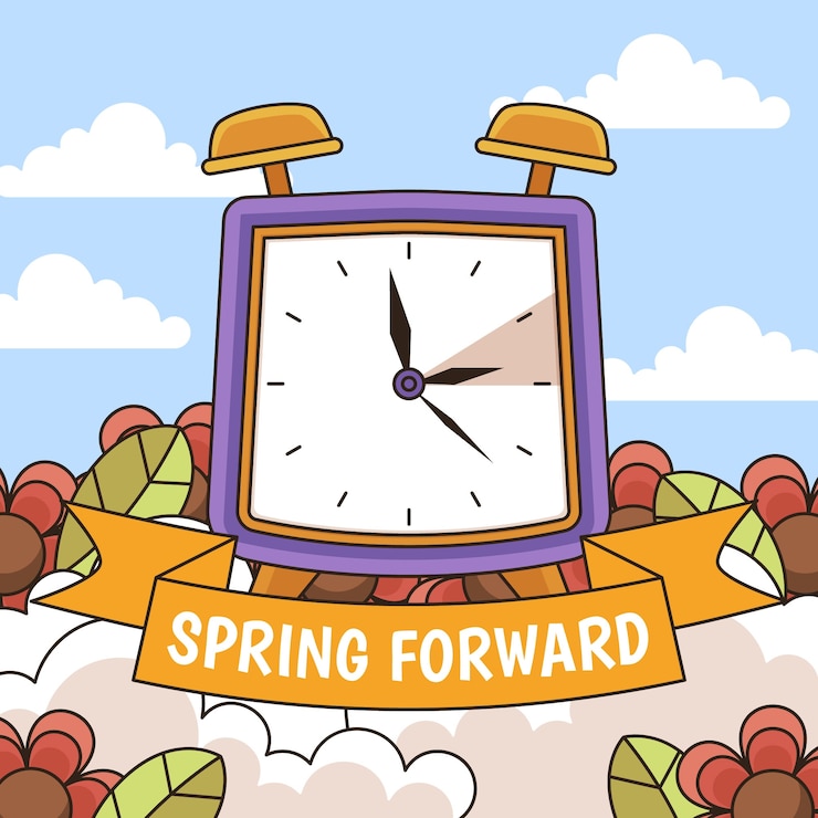 Vetor grátis ilustração para a frente da primavera desenhada à mão