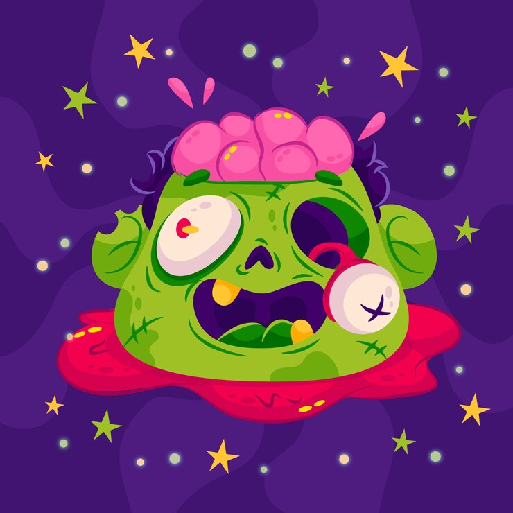 Vetor grátis ilustração plana de halloween