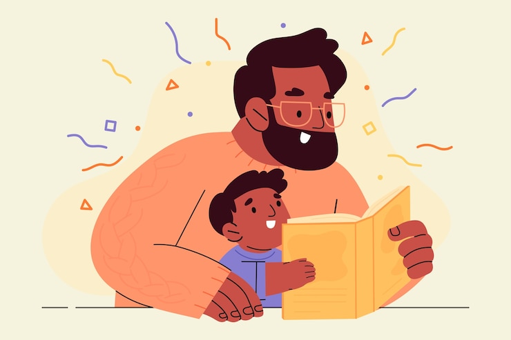 Vetor grátis ilustração plana para a celebração do dia del padre