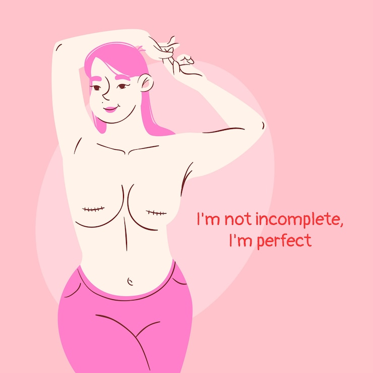 Vetor grátis ilustração positiva do corpo desenhado à mão