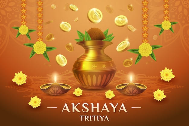 Ilustração realista akshaya tritiya