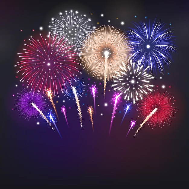 Fogos De Artifício Coloridos De Fogos De Artifício PNG Imagens Gratuitas  Para Download - Lovepik