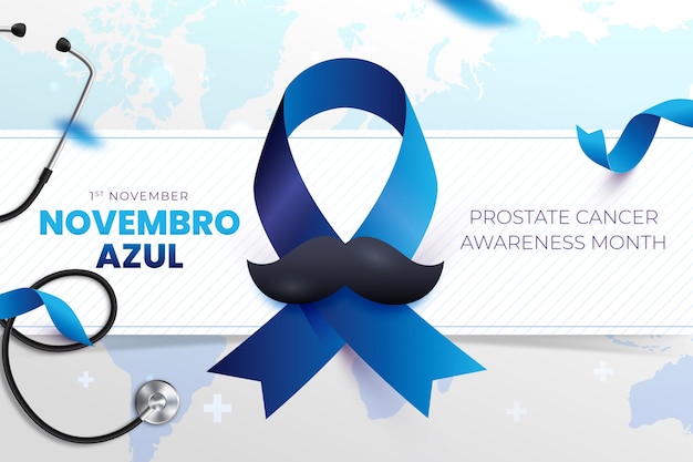 Vetores de Novembro Azul Tradução Do Português November Azure