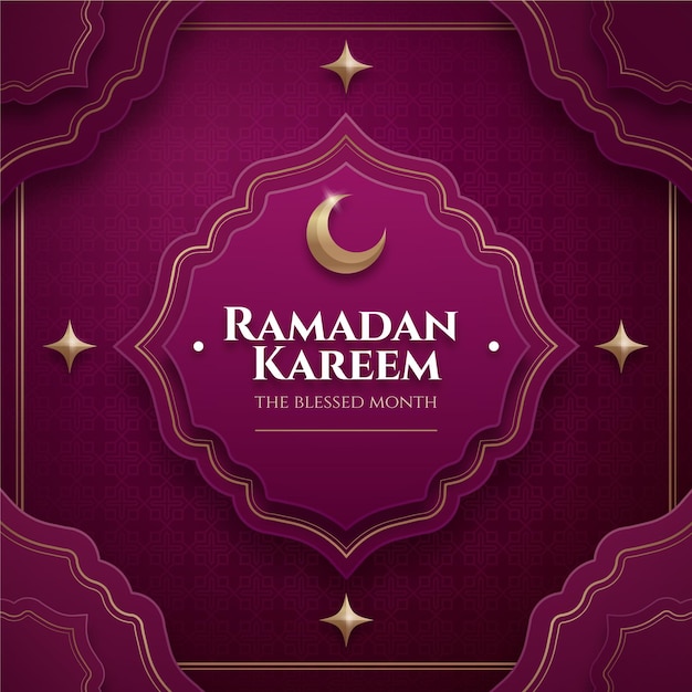 Ilustração realista ramadan kareem