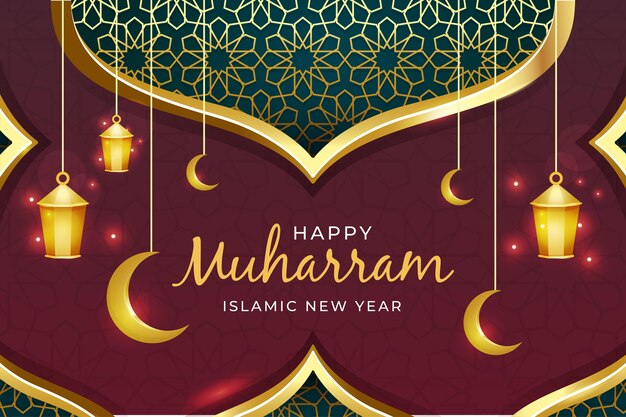 Ilustração realística de muharram