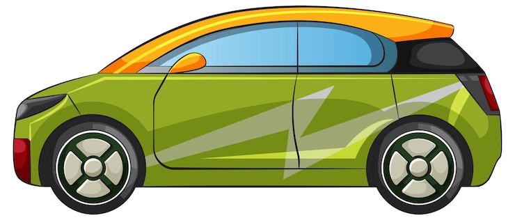 Vetor grátis ilustração vetorial colorida de carros compactos