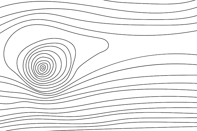 Imitação de textura de madeira, linhas pretas sobre fundo branco, desenho vetorial