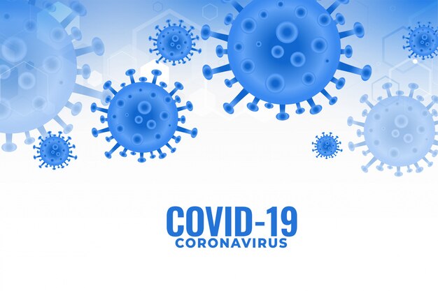 Infecção por coronavírus Covid19 espalhando design de fundo pandêmico