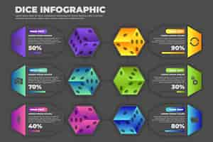 Vetor grátis infográfico de dados