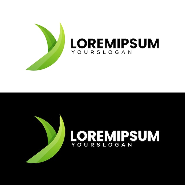 iniciais Y design de logotipo criativo
