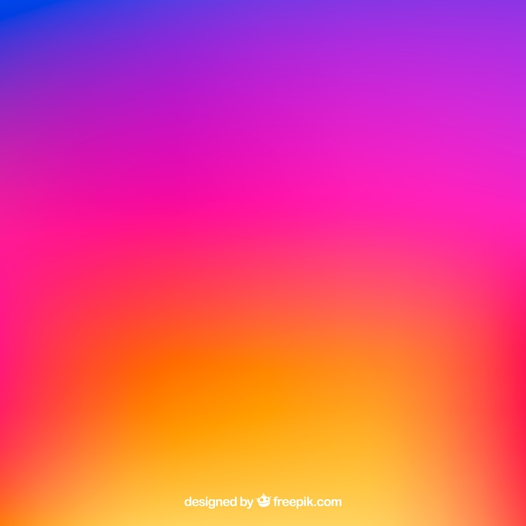 Vetor grátis instagram fundo em cores gradientes