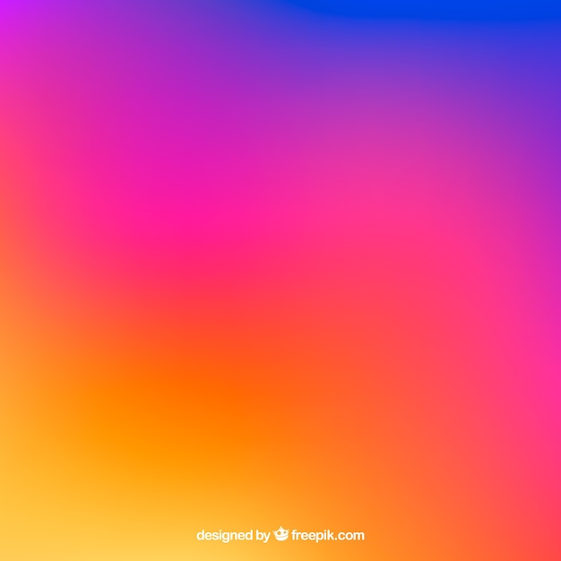 Vetor grátis instagram fundo em cores gradientes