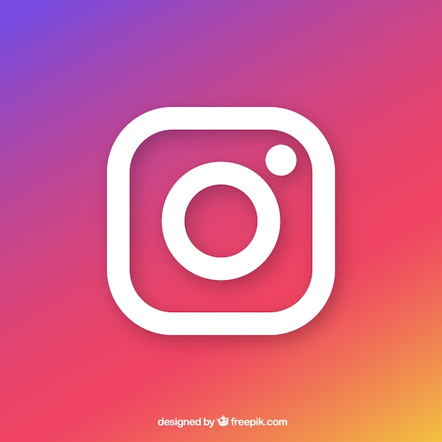 Instagram fundo em cores gradientes