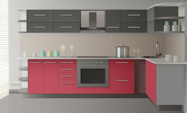 Interiores de cozinha modernos