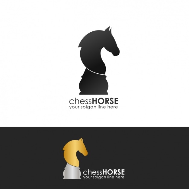 cavalo preto de ícone do logotipo de xadrez 6303559 Vetor no Vecteezy
