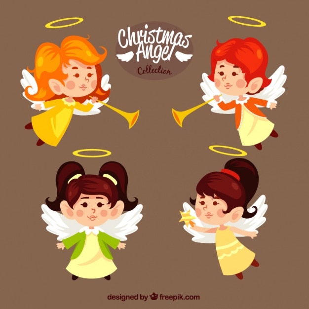 Jogo do natal anjos voando