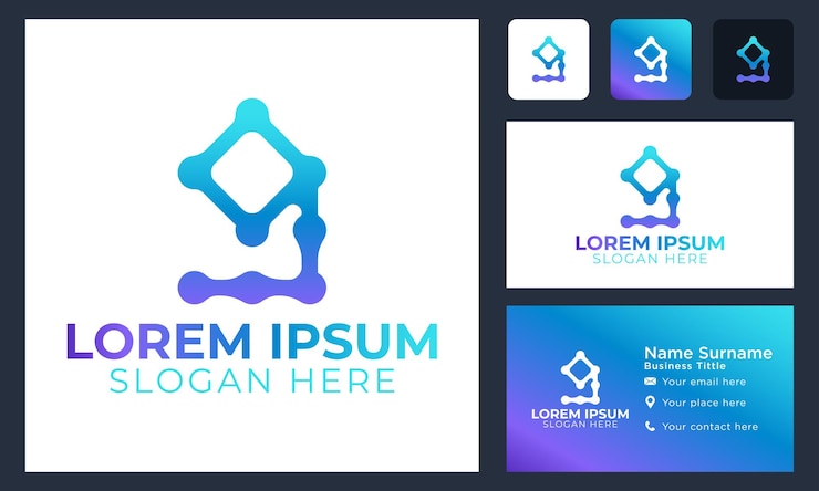 Vetor grátis letra inicial do monograma g modelo de design de logotipo de conceito de tecnologia criativa