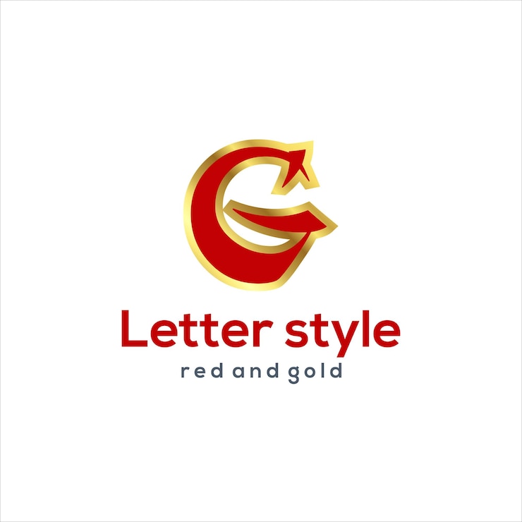 Vetor grátis letra inicial g tipo de logotipo com design de estilo japonês e chinês para logotipos de empresas e negócios