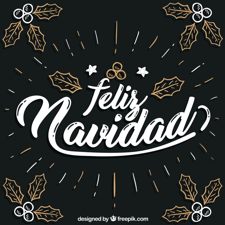 Vetor grátis letra retro do feliz natal com esboços de visco