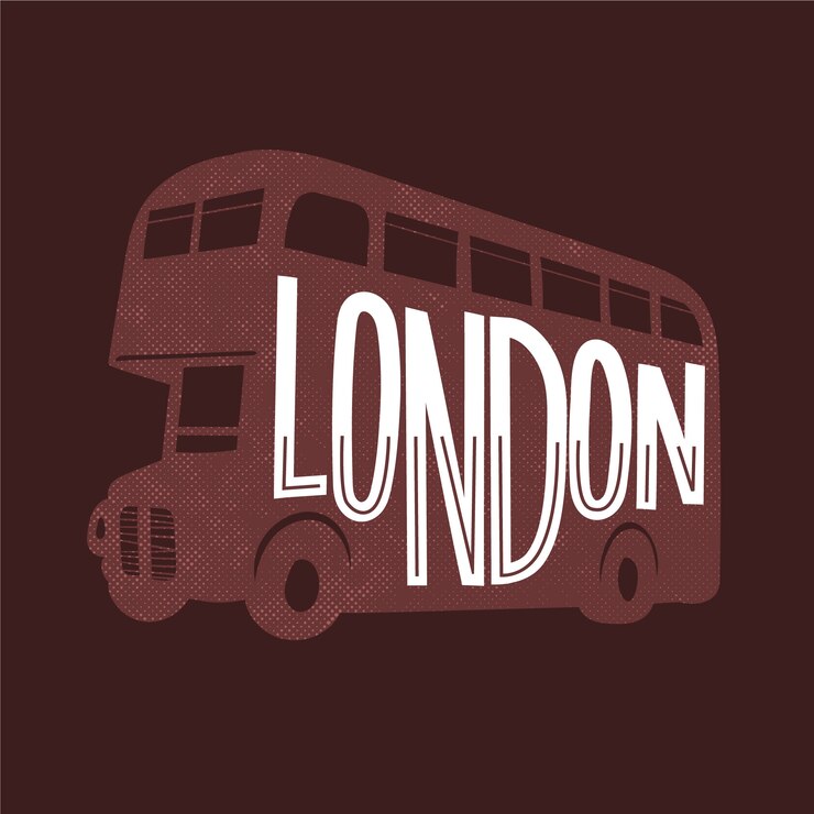 Vetor grátis letras da cidade de londres