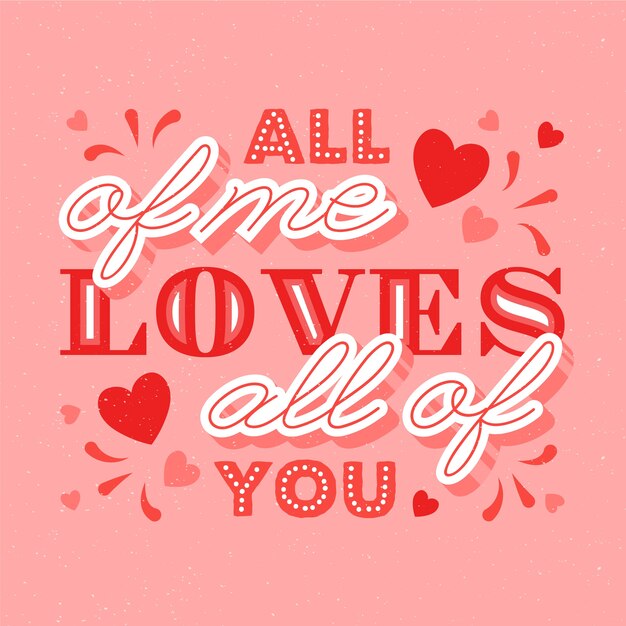 Letras de amor em estilo retro