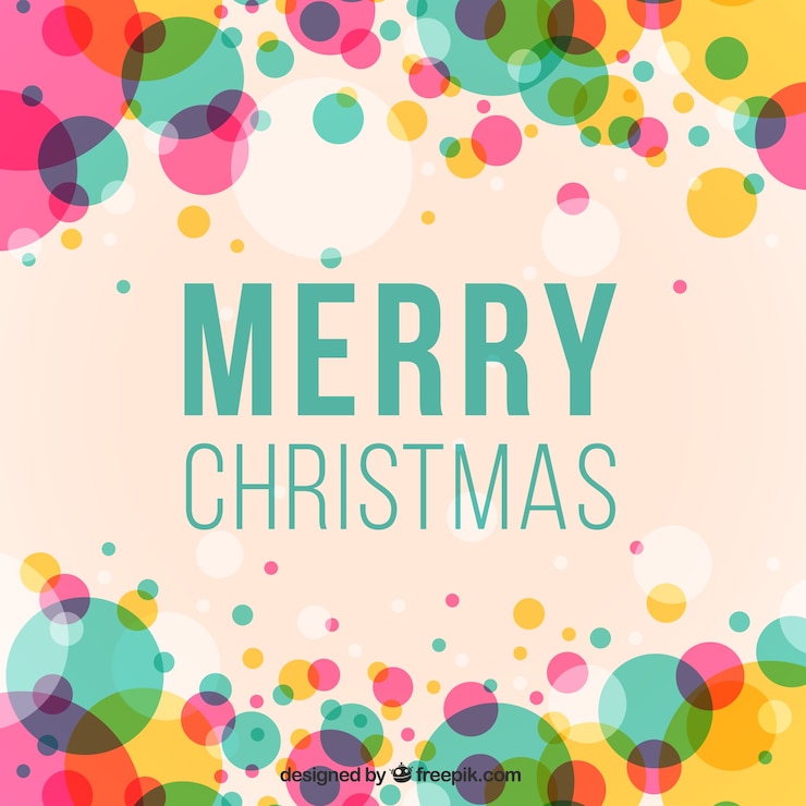 Vetor grátis lettering natal colorido