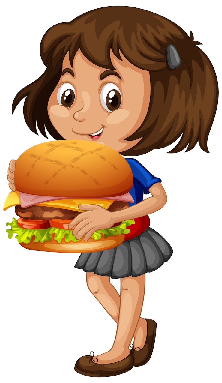 Vetor grátis linda personagem de desenho animado jovem