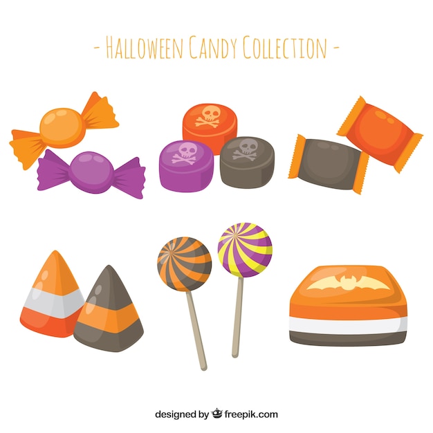 Lindo conjunto de doces de halloween