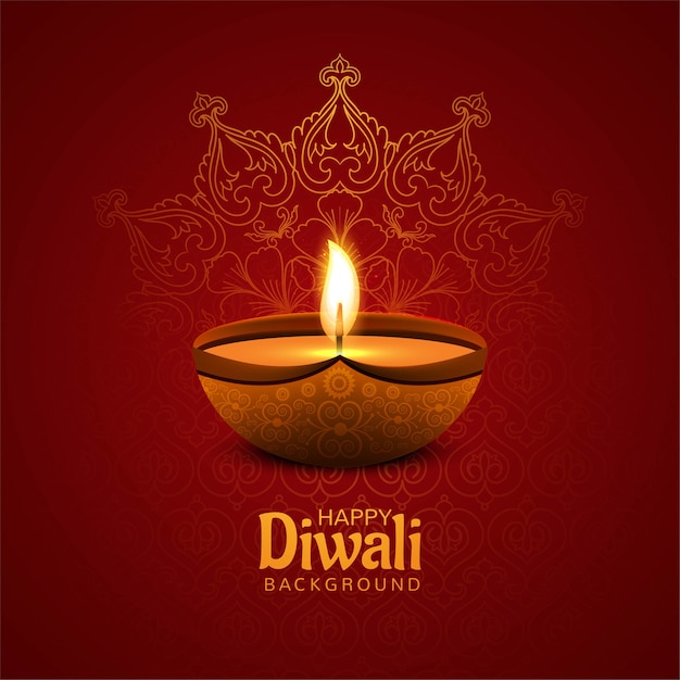 Lindo fundo de cartão do festival de Diwali