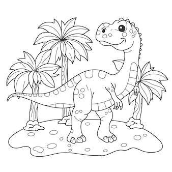 desenho dinossauro fácil