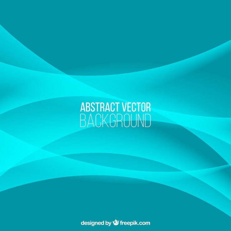 Vetor grátis linhas azuis abstratas da onda poster background