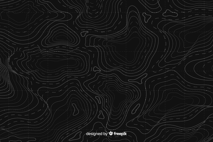 Vetor grátis linhas topográficas de fundo