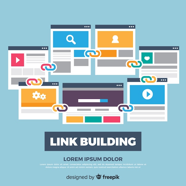 Link building concept