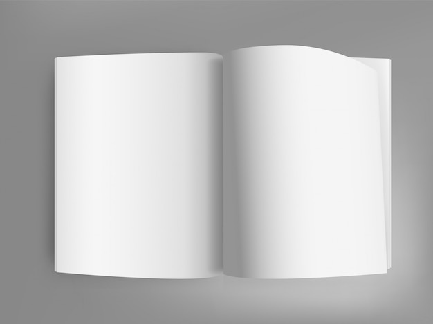 Download Livro aberto modelo de modelo de mockup preto | Vetor Premium