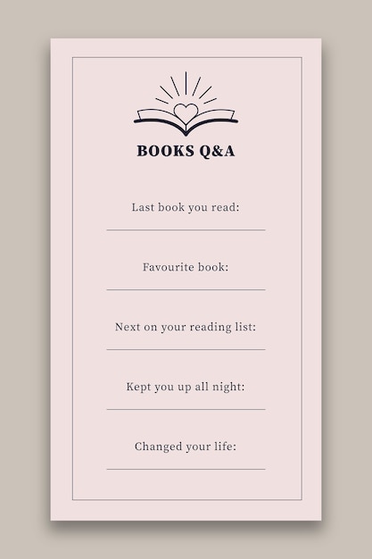 Livros minimalistas para ler a história do instagram