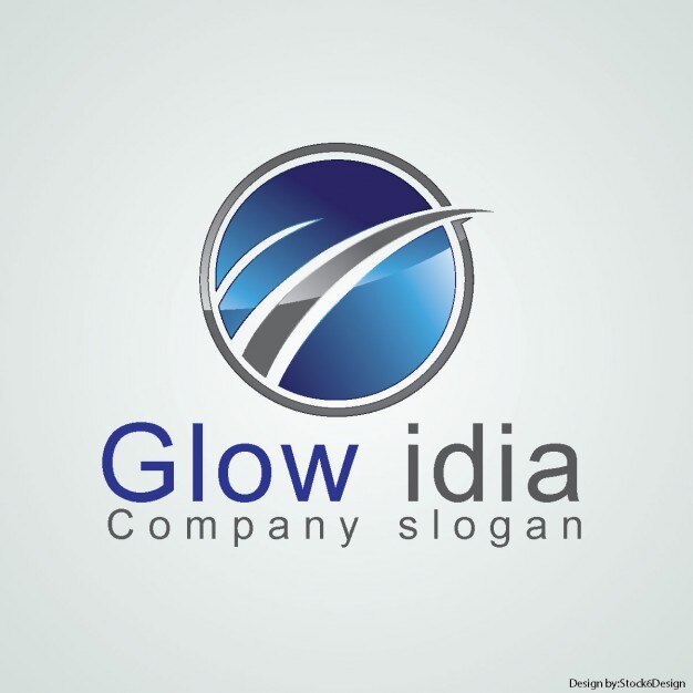 Vetor grátis logo brilho